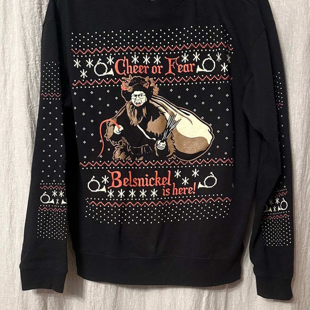 Hot Topic Black Belsnickel Sweater